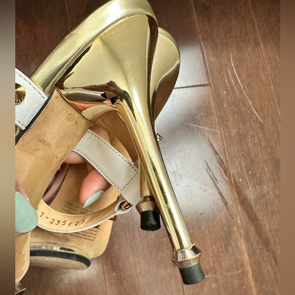 Linea Rosa - High Heel Sandal Shoes, Size 37/235 with dust bag - Picture 6 of 16